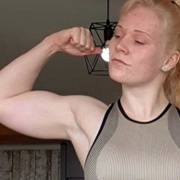 Teen muscle girl Fitness girl Lara